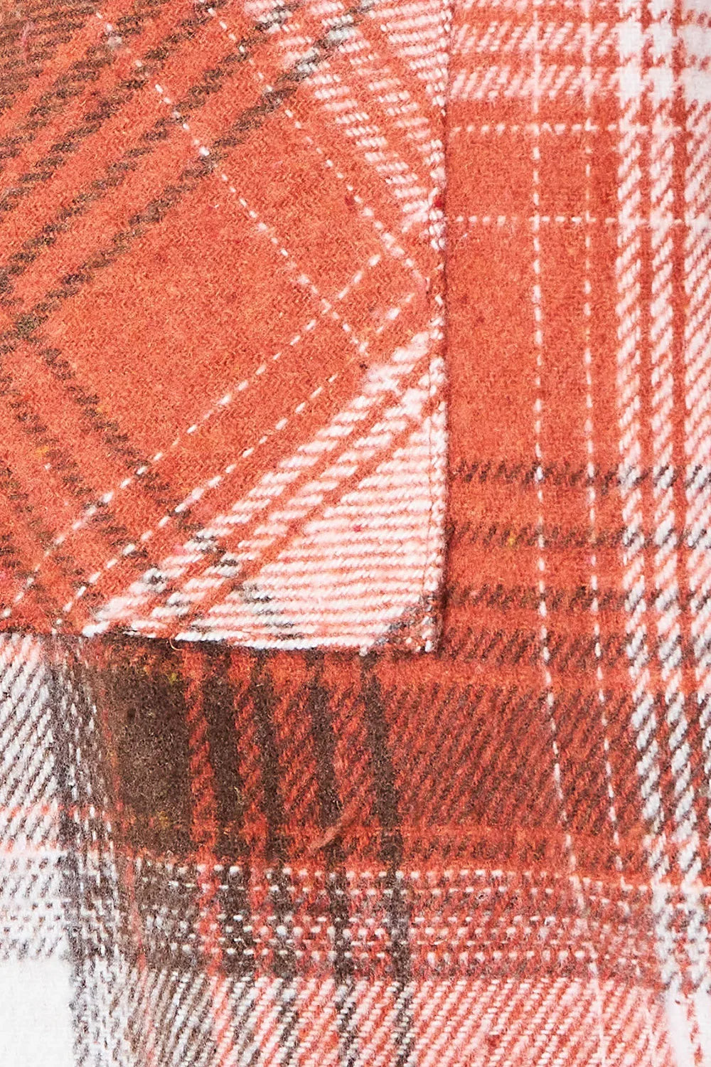 Plaid Collared Neck Long Sleeve Shirt - Trendibles