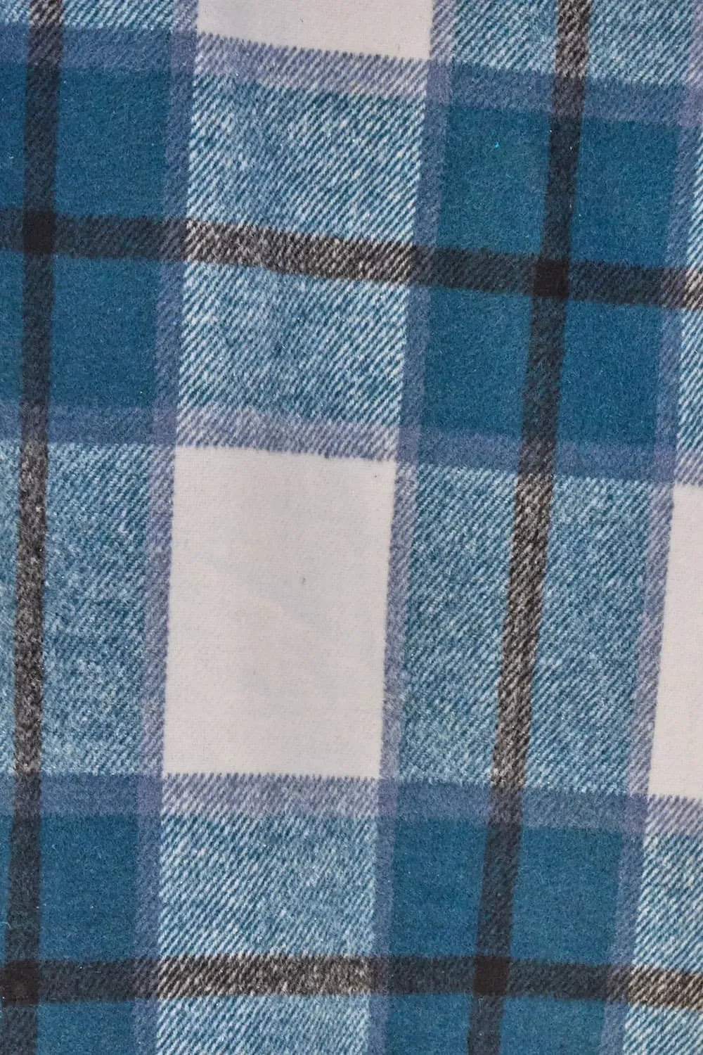 Double Take Full Size Plaid Button Up Lapel Collar Coat - Trendibles