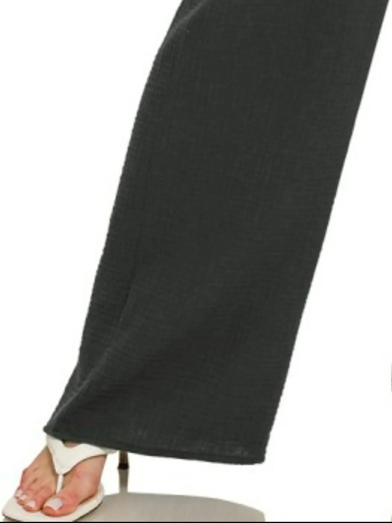 Zenana Double Gauze Elastic Band Pants - Trendibles