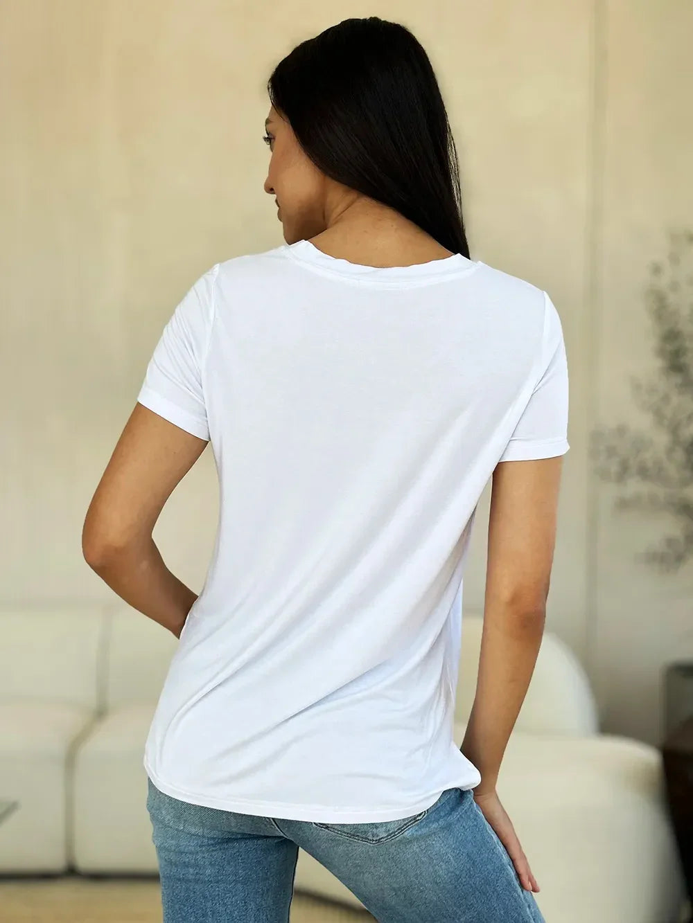 Basic Bae Full Size Round Neck Short Sleeve T-Shirt - Trendibles