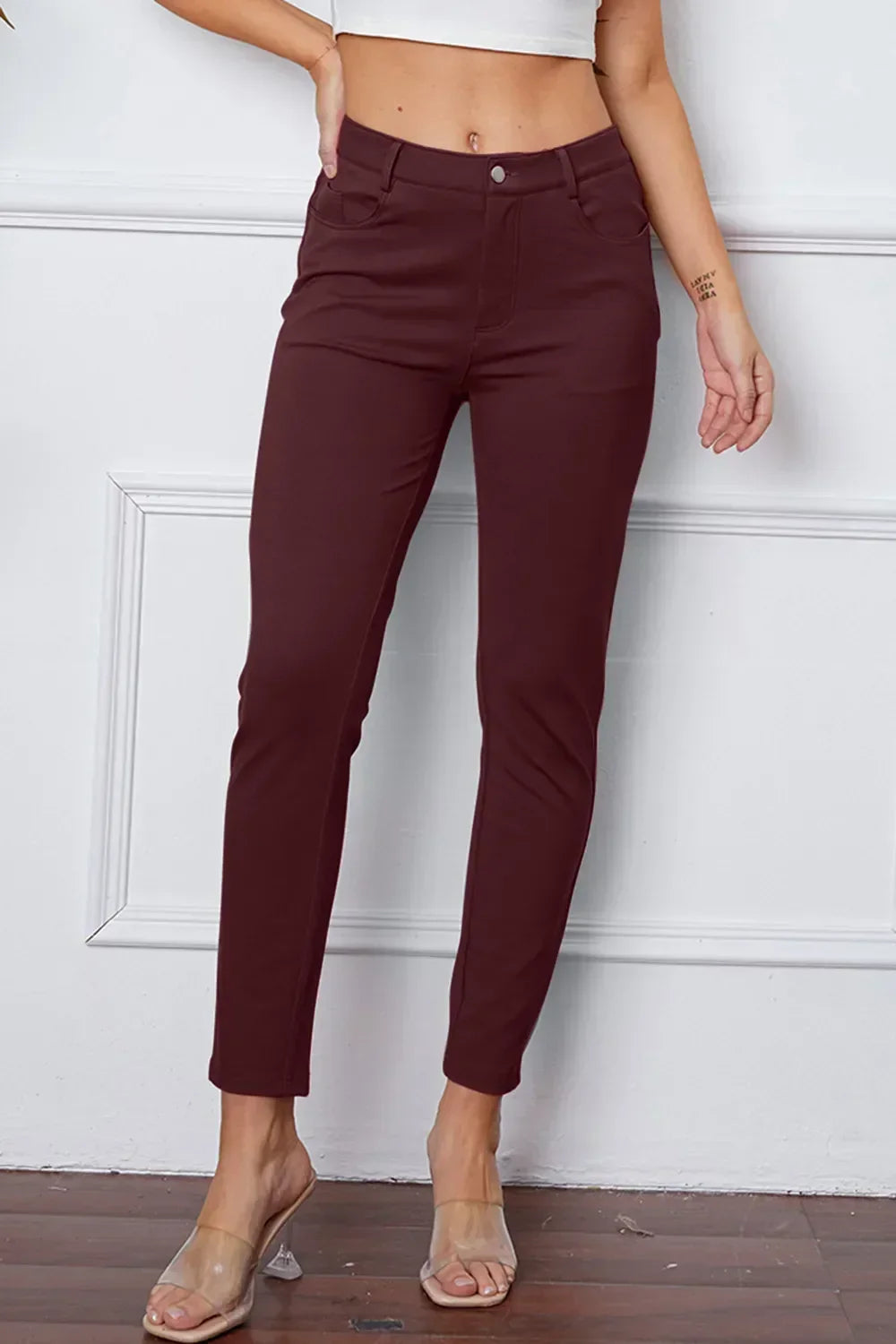 StretchyStitch Pants by Basic Bae - Trendibles