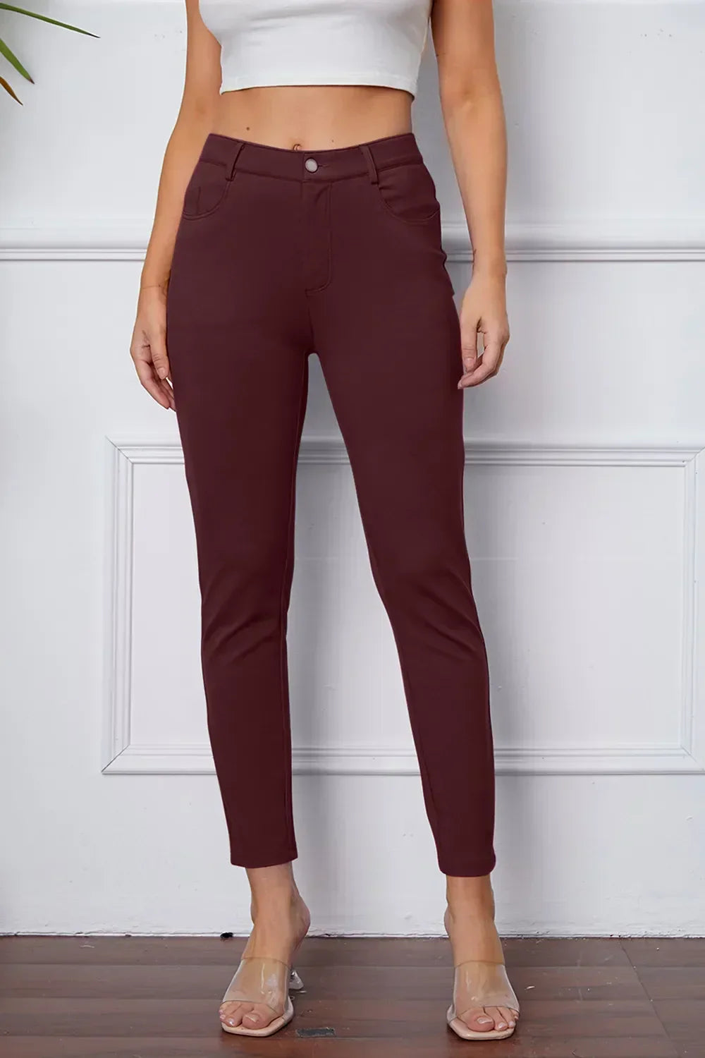 StretchyStitch Pants by Basic Bae - Trendibles