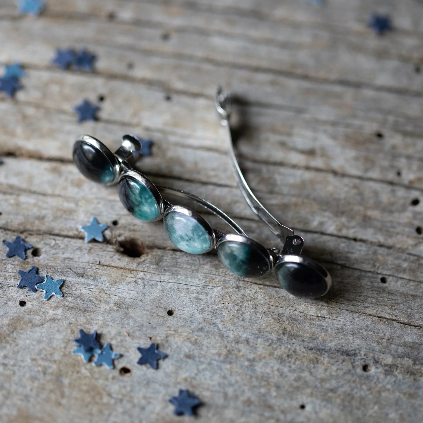 Moon Phase Hair Clip Barrette - Trendibles