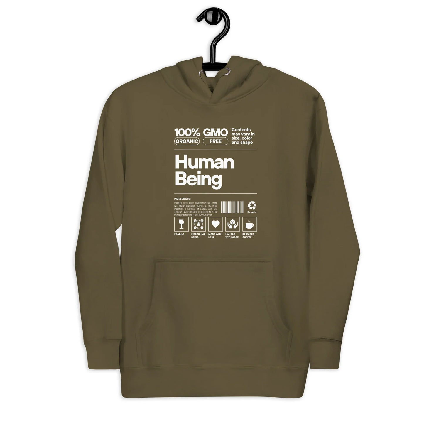 100% Human Hoodie - Trendibles