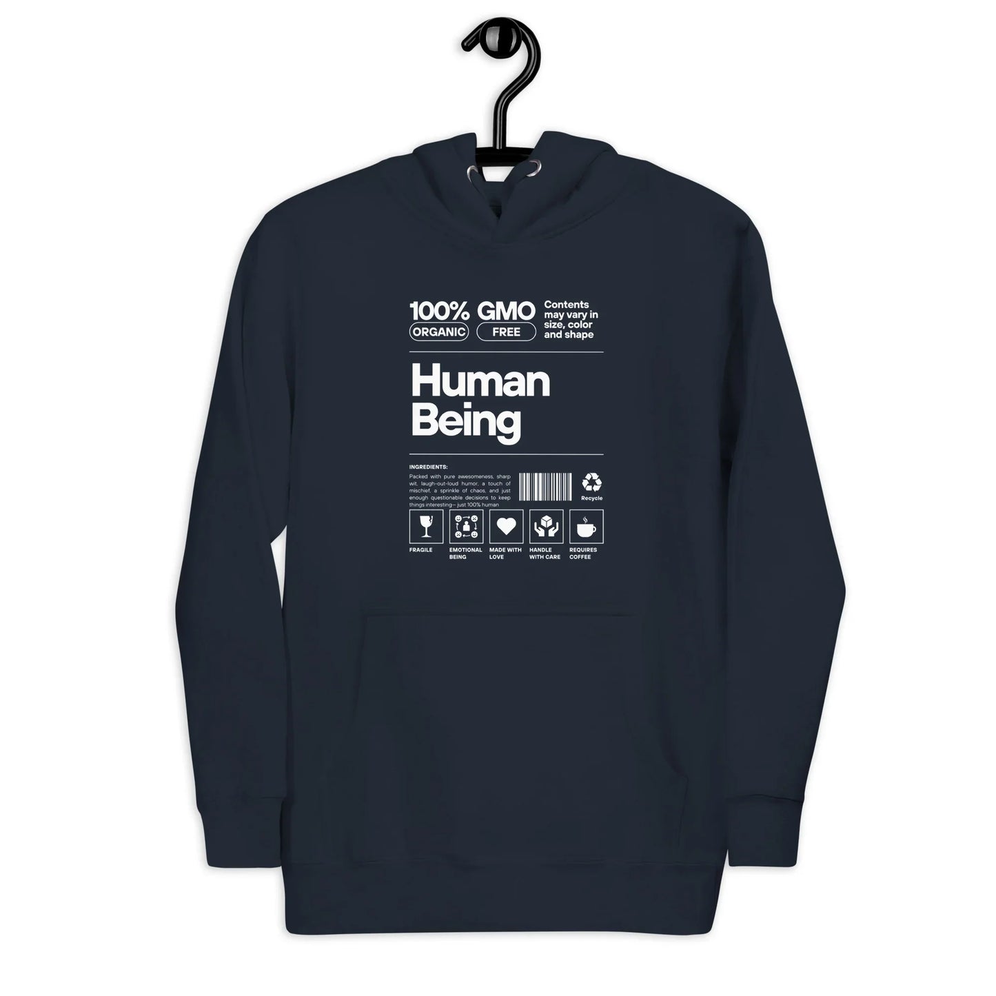 100% Human Hoodie - Trendibles
