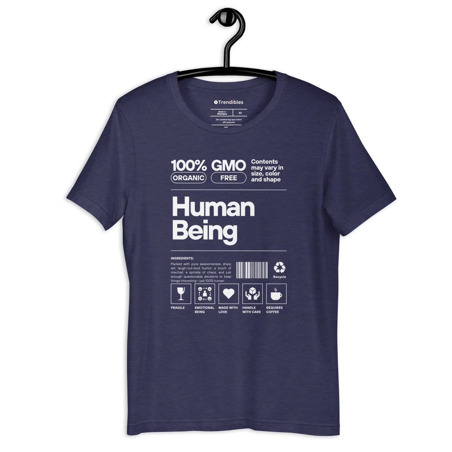 100% Human T-Shirt - Trendibles