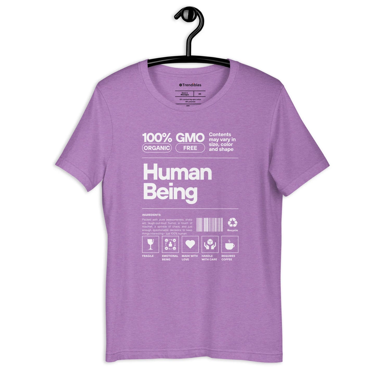 100% Human T-Shirt - Trendibles