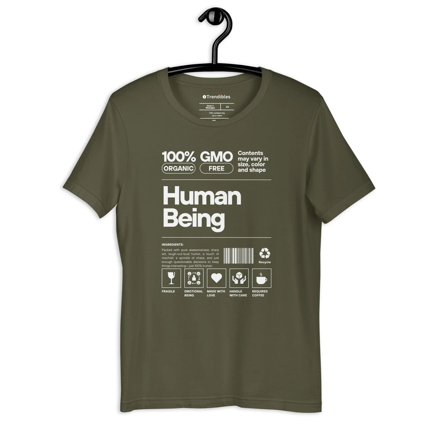 100% Human T-Shirt - Trendibles