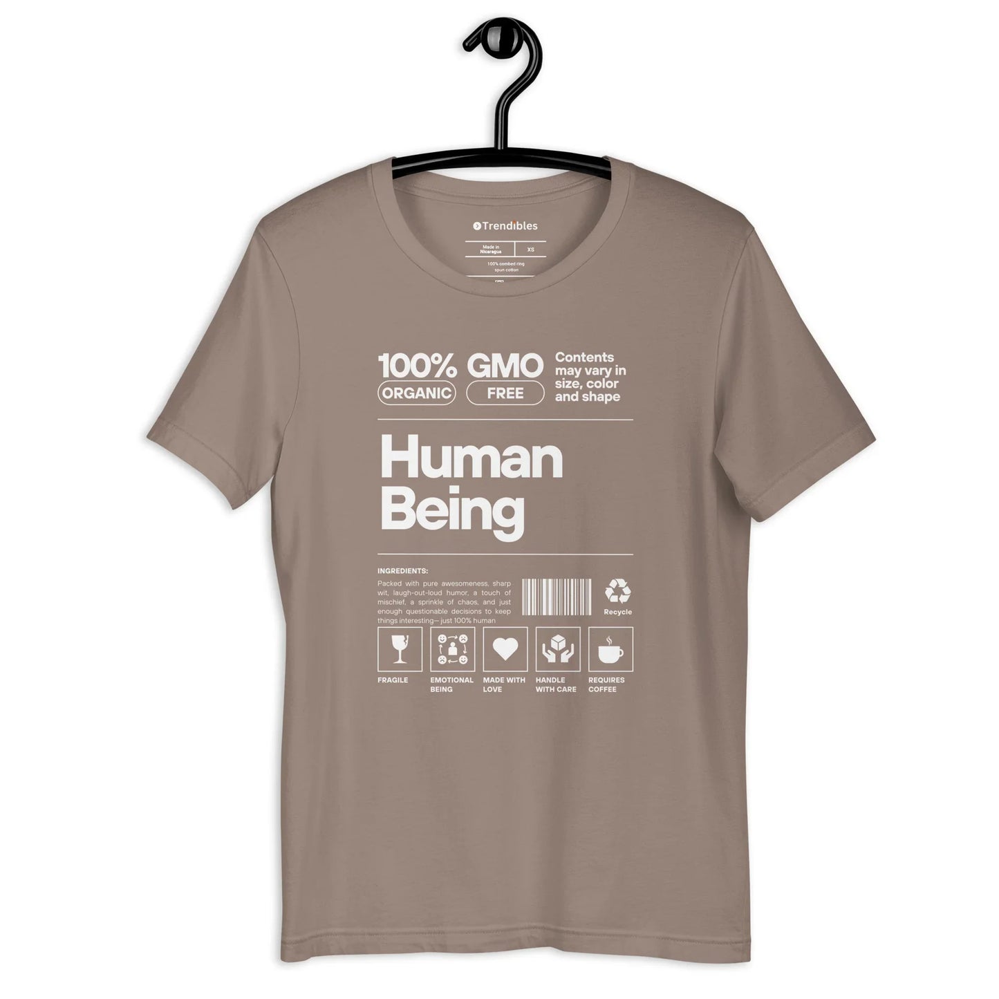 100% Human T-Shirt - Trendibles