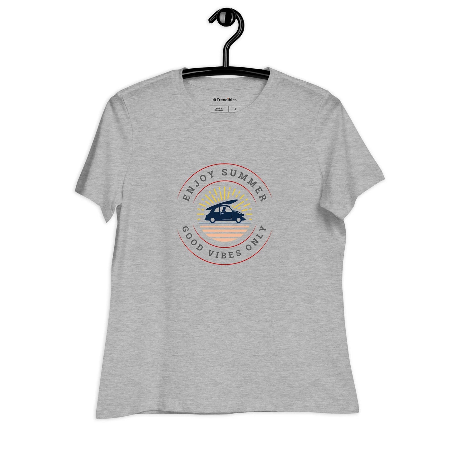 Women's Relaxed Good Vibes T-Shirt - Trendibles
