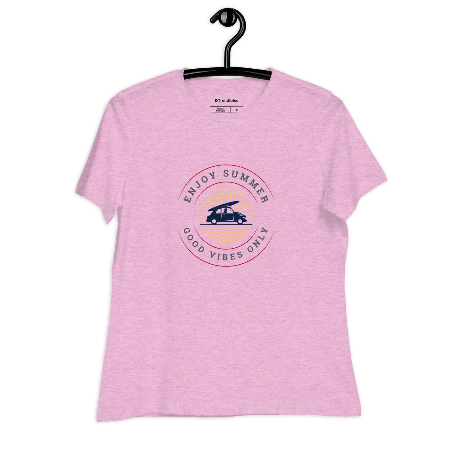 Women's Relaxed Good Vibes T-Shirt - Trendibles