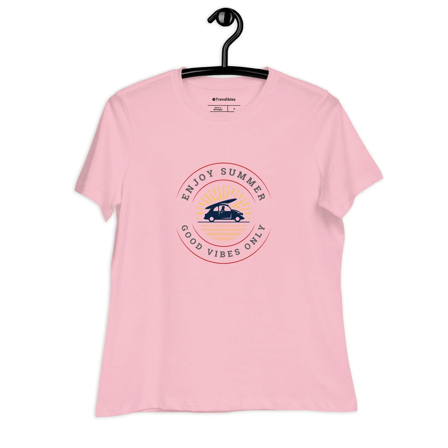 Women's Relaxed Good Vibes T-Shirt - Trendibles