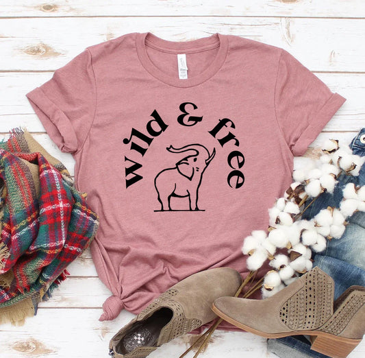 Wild And Free T-shirt - Trendibles